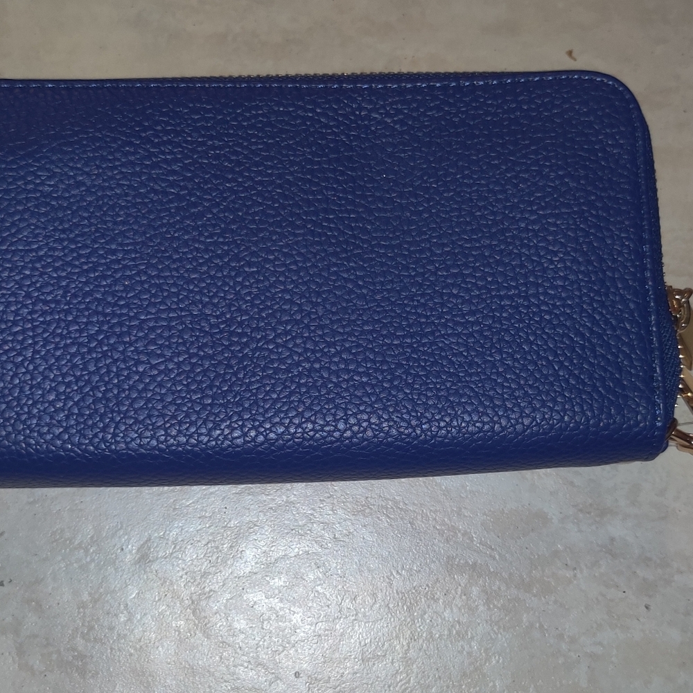 Blue wallet
